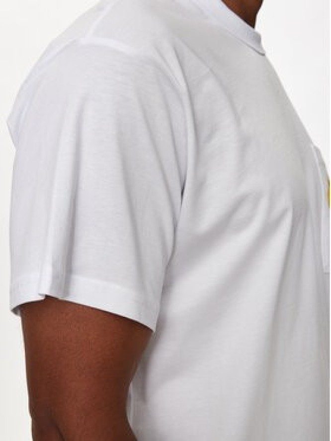 Versace Jeans Couture T-Shirt 76GAHL01 Biały Regular Fit