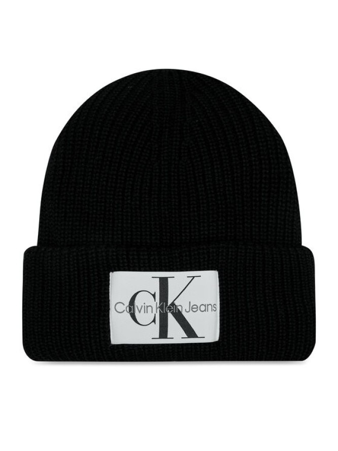 Calvin Klein Jeans Czapka Monogram Beanie Wl K50K506242 Czarny