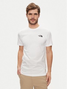 The North Face T-Shirt Redbox NF0A87NP Biały Regular Fit