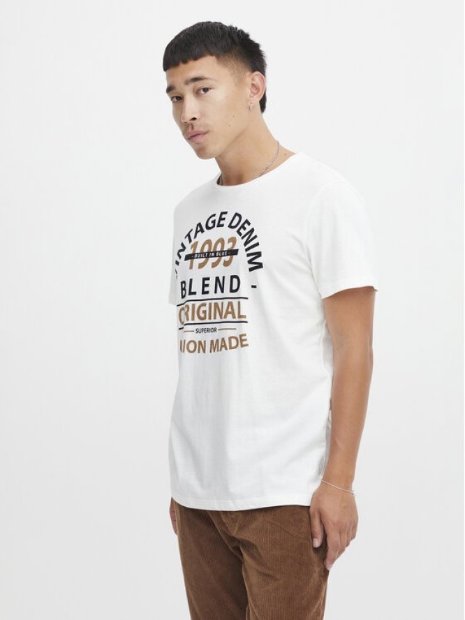 Blend T-Shirt 20715749 Biały Regular Fit