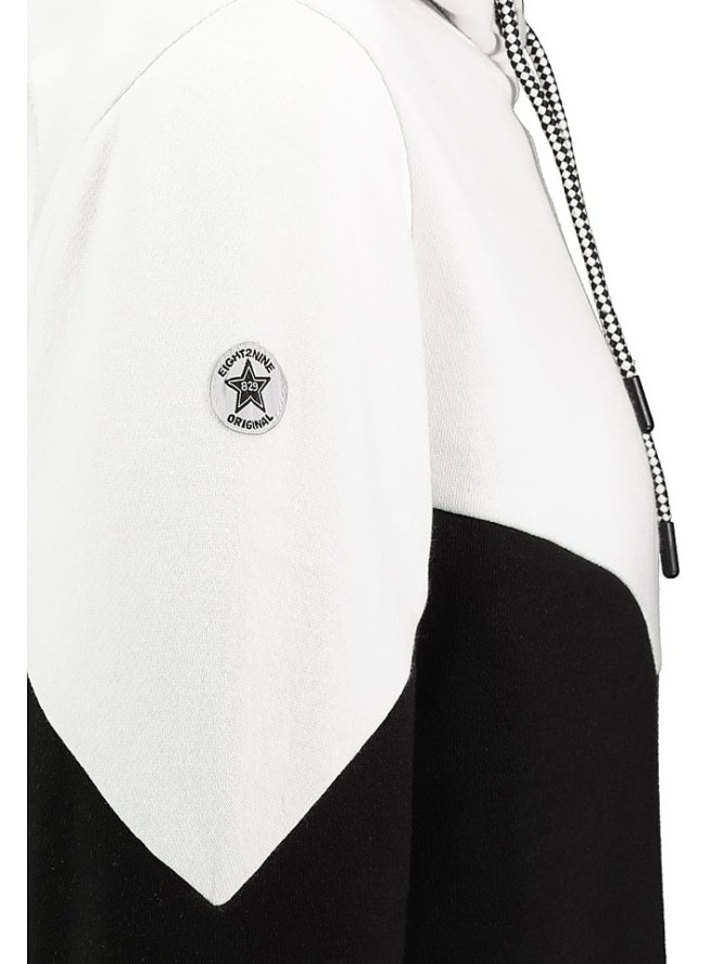 Eight2Nine Bluza w kolorze czarno-białym rozmiar: M