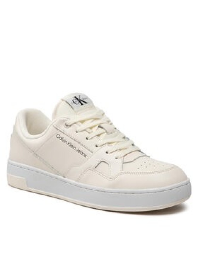 Calvin Klein Jeans Sneakersy Basket Cupsole Lacup Low YM0YM00497 Beżowy