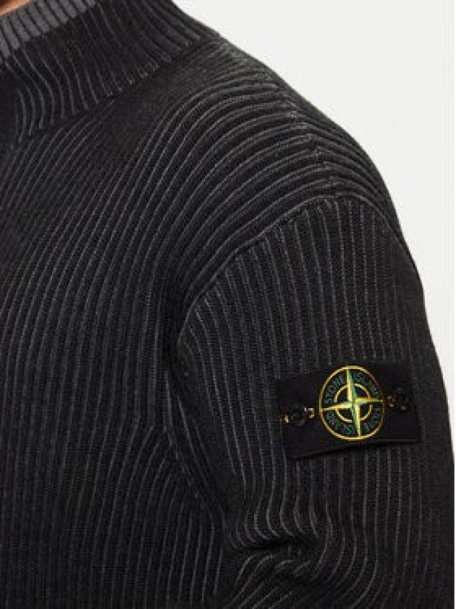 Stone Island Sweter 8115516C1 Szary Regular Fit