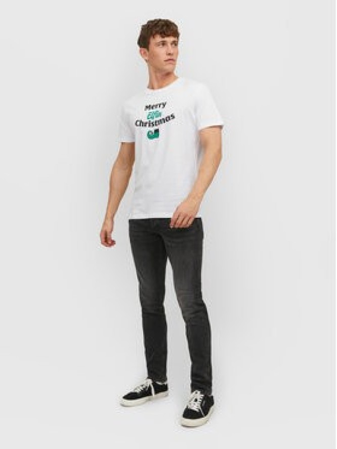 Jack&Jones T-Shirt Elfen 12221421 Biały Regular Fit