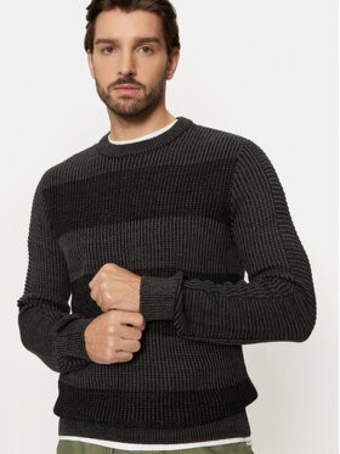 Jack&Jones Sweter Hugo 12258607 Czarny Regular Fit