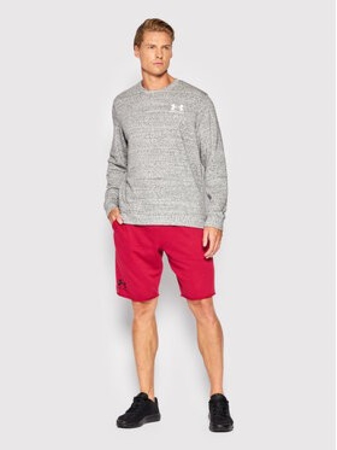 Under Armour Bluza Ua Rival Terry 1370404 Szary Relaxed Fit