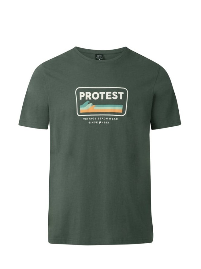 Protest Koszulka "Caarlo" w kolorze zielonym rozmiar: S
