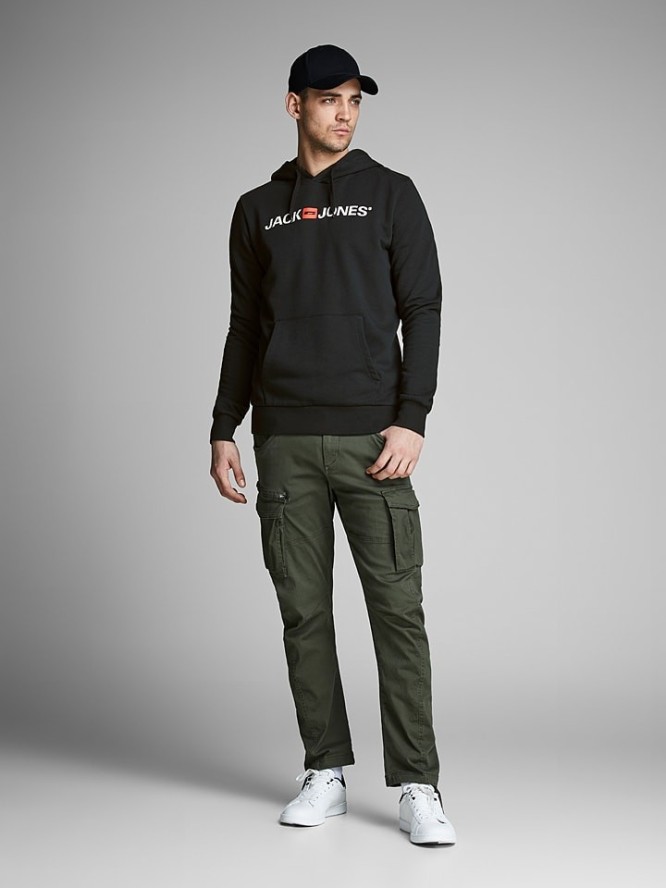 Jack & Jones Bluza "Corp" w kolorze czarnym rozmiar: M