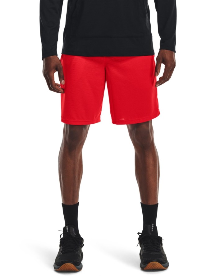 Spodenki treningowe męskie UNDER ARMOUR Tech Mesh Shorts - czerwone