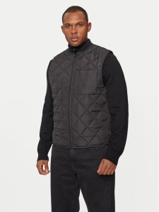 Jack&Jones Kamizelka Karl 12249375 Czarny Regular Fit