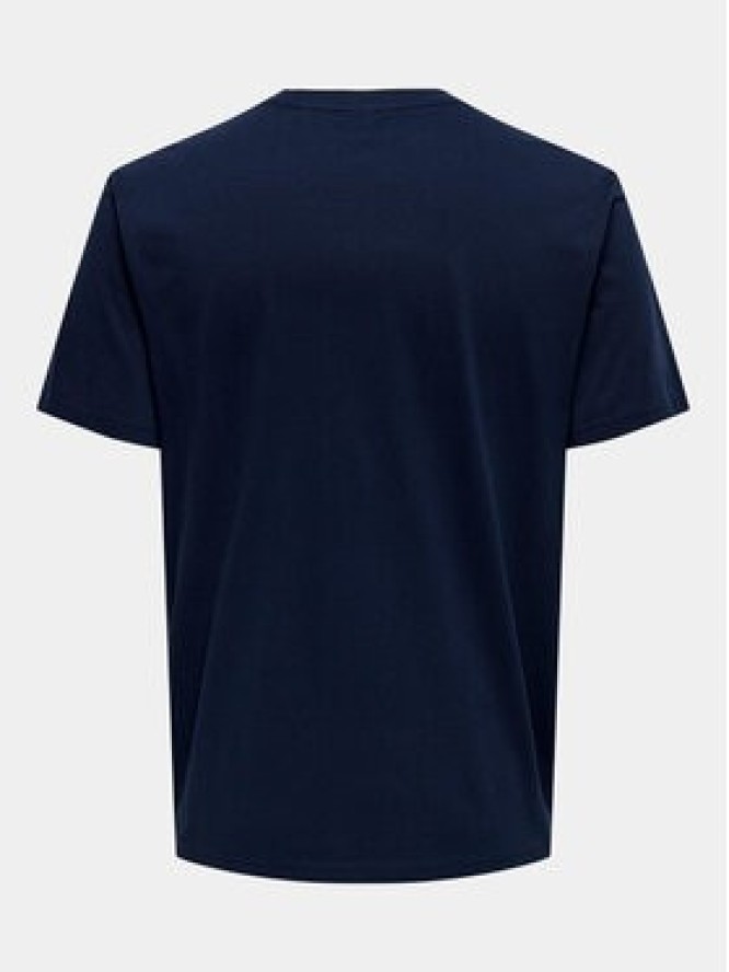 Only & Sons T-Shirt Lenny 22028593 Granatowy Regular Fit