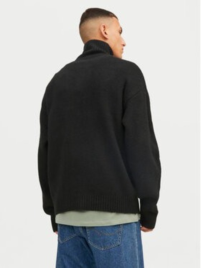 Jack&Jones Sweter Ollie 12241817 Czarny Relaxed Fit