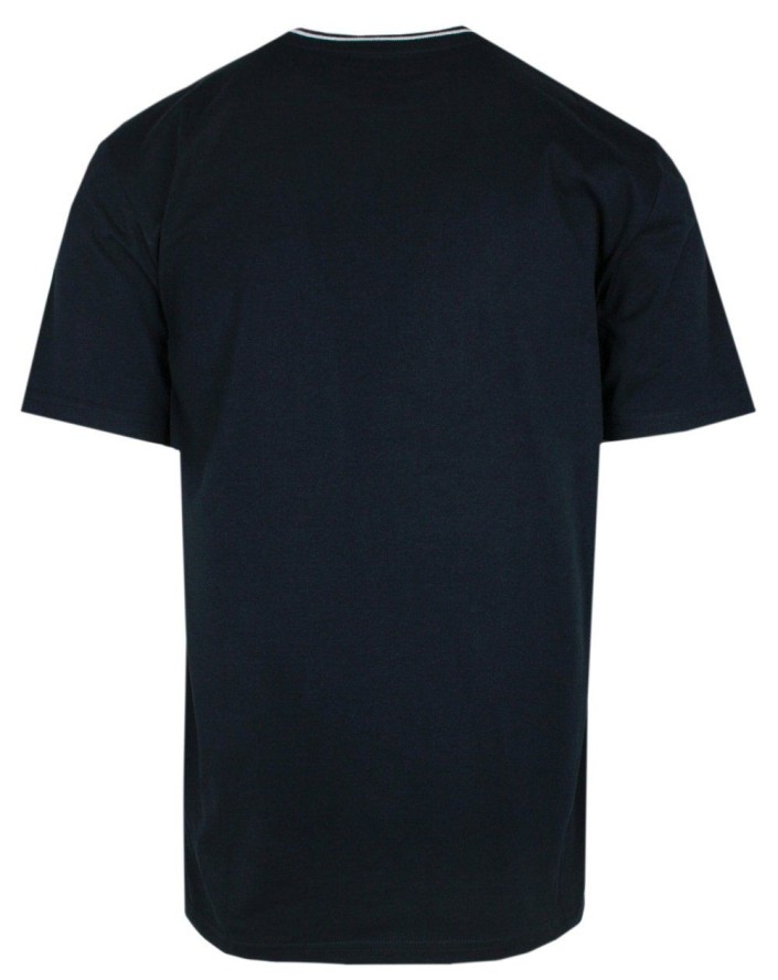 Jednokolorowa Męska Koszulka (T-Shirt) - Pako Jeans - Granatowa