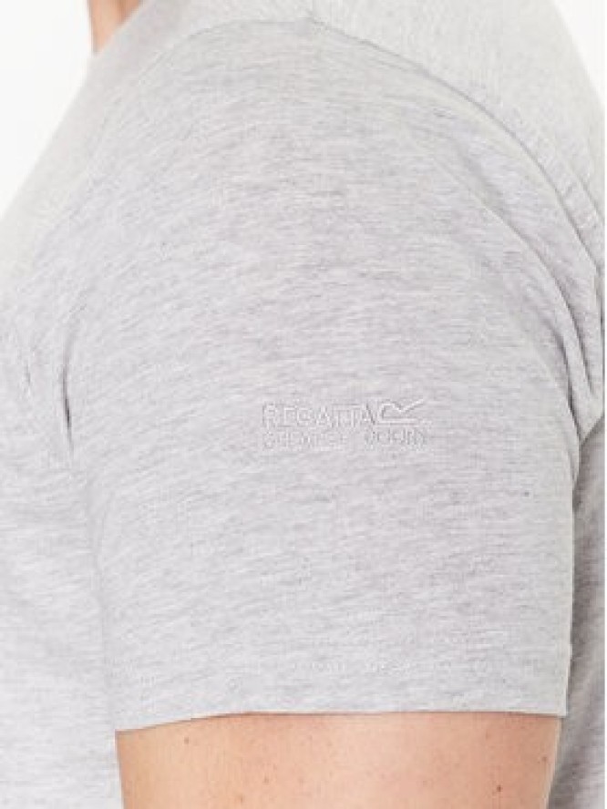 Regatta T-Shirt Cline VII RMT263 Szary Regular Fit