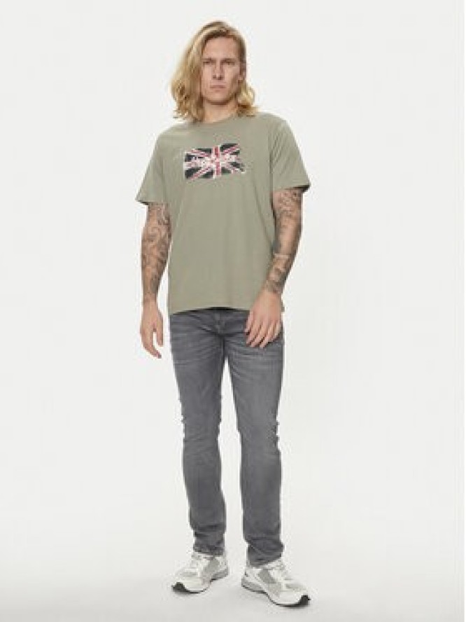 Pepe Jeans T-Shirt Clag PM509384 Zielony Regular Fit