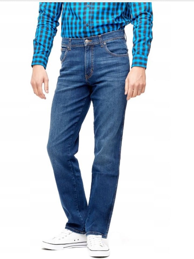 Wrangler Dżinsy - Regular fit - w kolorze niebieskim rozmiar: W31/L34