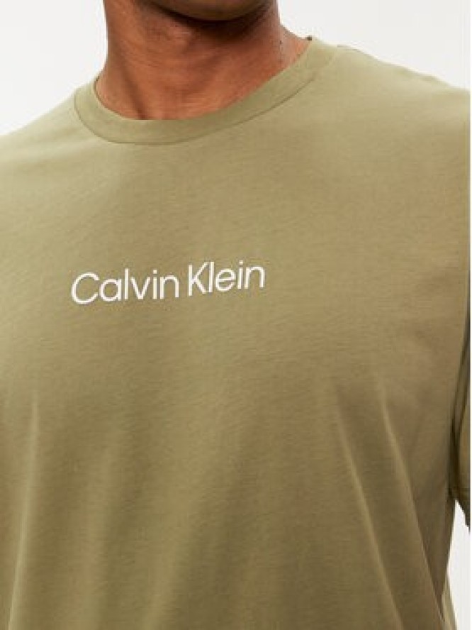 Calvin Klein T-Shirt Hero K10K111346 Zielony Regular Fit