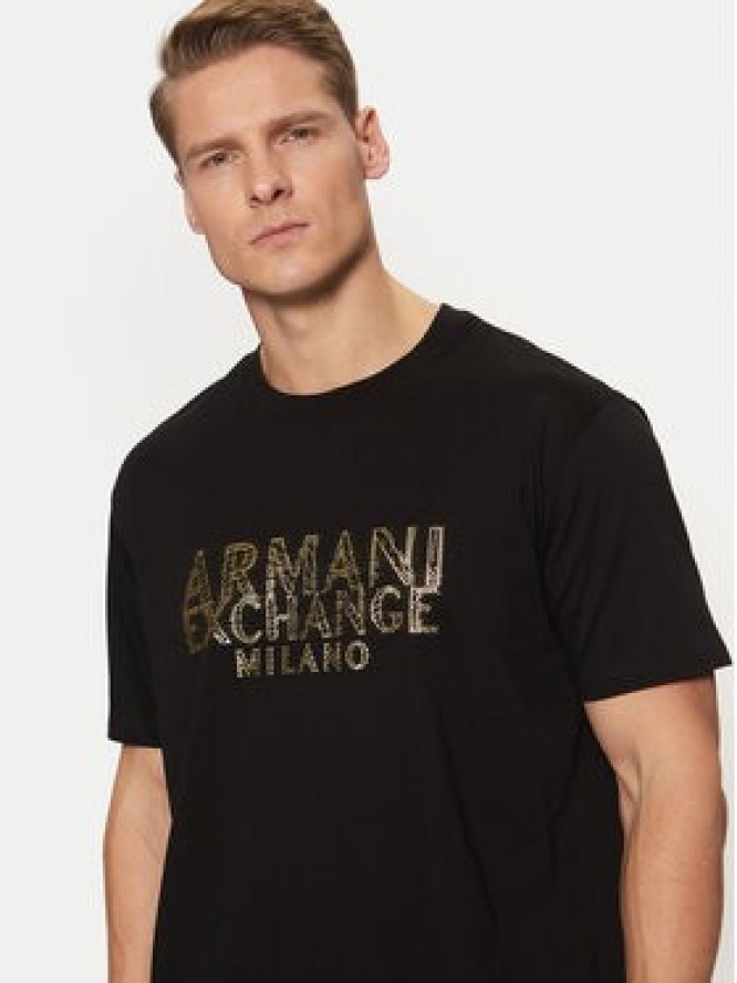 Armani Exchange T-Shirt XM000326 AF10364 UC001 Czarny Regular Fit