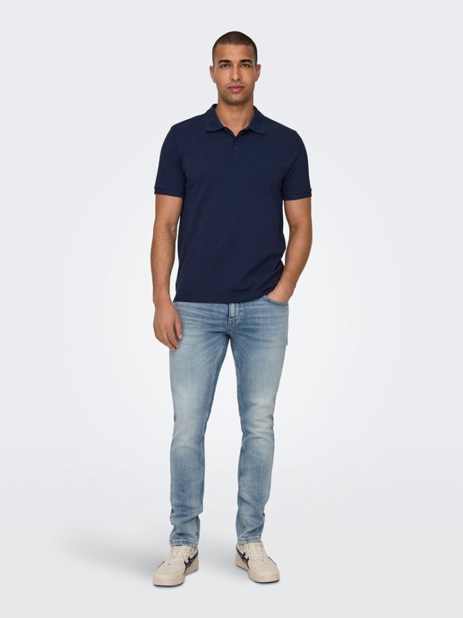 ONLY & SONS Dżinsy - Slim fit - w kolorze błękitnym rozmiar: W28/L32