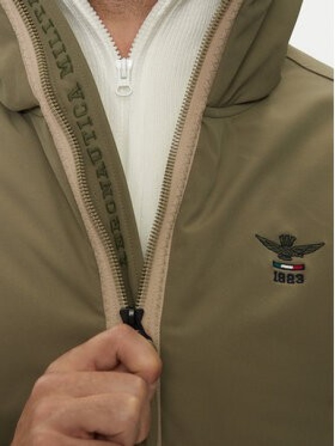 Aeronautica Militare Kurtka przejściowa 242AB2182CT3245 Zielony Regular Fit