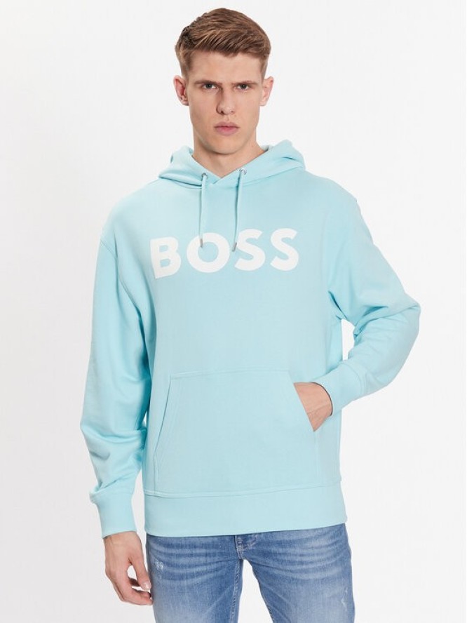 Boss Bluza 50487134 Błękitny Regular Fit