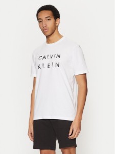 Calvin Klein T-Shirt K10K114156 Biały Regular Fit