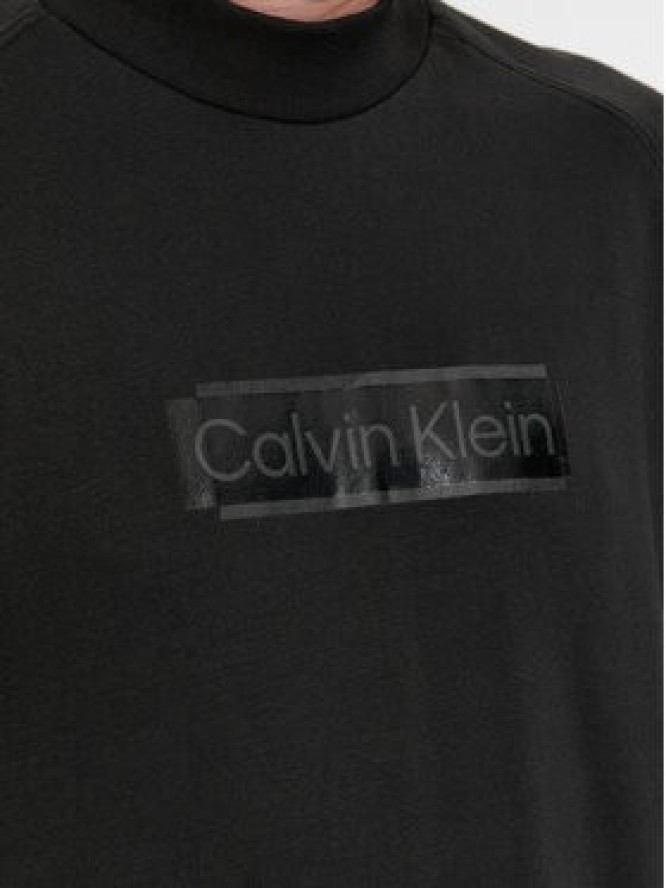 Calvin Klein Bluza Festive Logo K10K112058 Czarny Comfort Fit