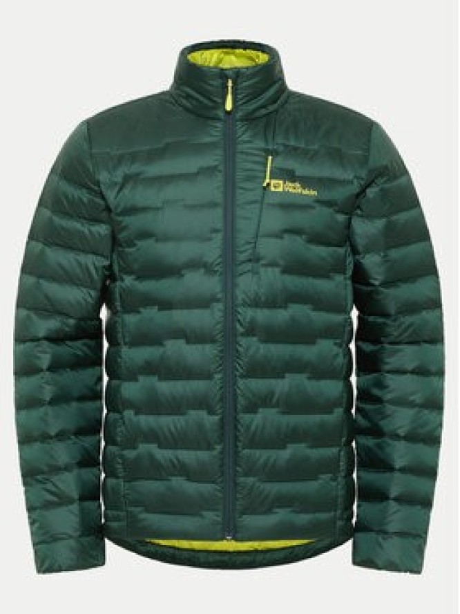 Jack Wolfskin Kurtka puchowa Passamani A61836 Zielony Regular Fit