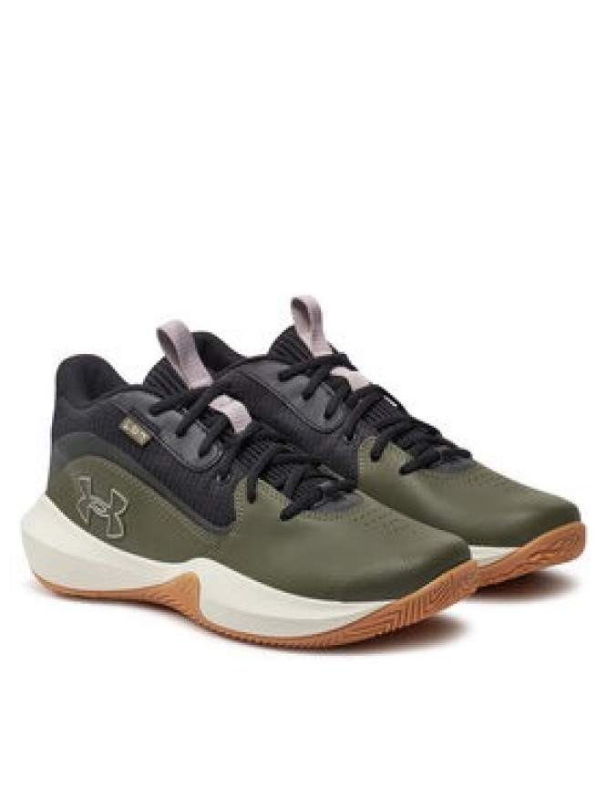 Under Armour Buty do koszykówki Ua Lockdown 7 3028512-300 Khaki