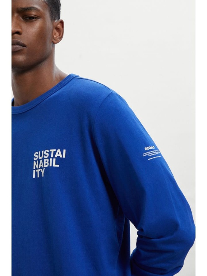 Ecoalf Koszulka w kolorze niebieskim rozmiar: M