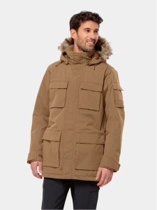 Jack Wolfskin Parka Glacier Canyon 1107674 Brązowy Regular Fit