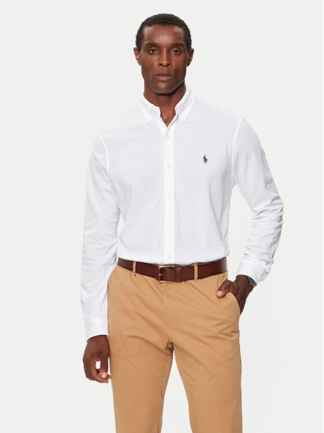 Polo Ralph Lauren Koszula 710654408003 Biały Regular Fit