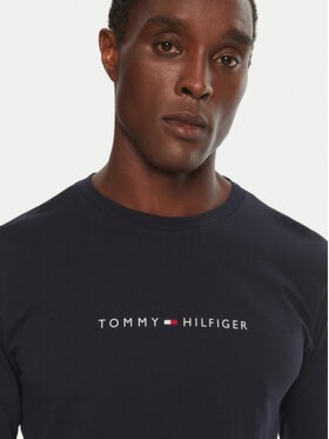 Tommy Hilfiger Longsleeve UM0UM03345 Granatowy Regular Fit