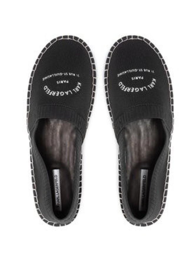 KARL LAGERFELD Espadryle KL70108 Czarny