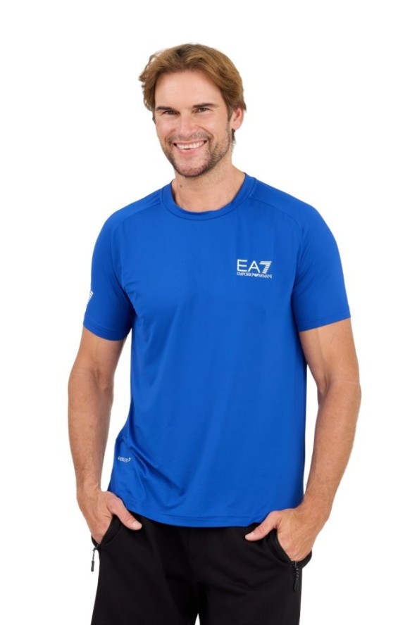 EA7 Niebieski t-shirt Ventus 7