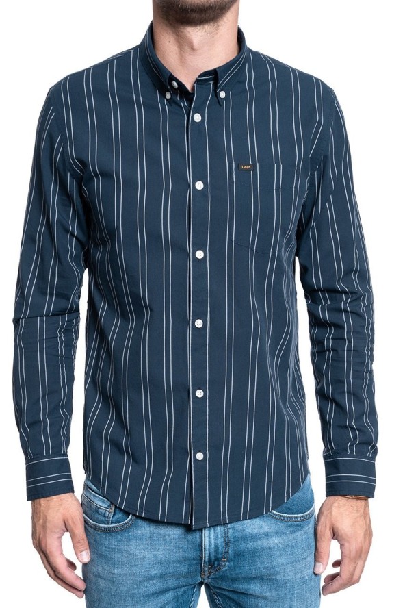 KOSZULA MĘSKA LEE BUTTON DOWN REGULAR FIT SKY CAPTAIN L880ROHY