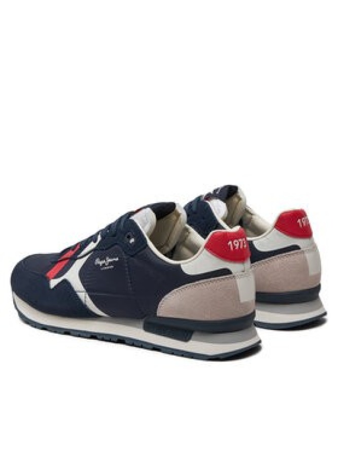 Pepe Jeans Sneakersy Brit Road M PMS40007 Granatowy