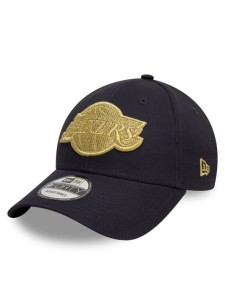 New Era Czapka z daszkiem LA Lakers Metallic 9FORTY 60595197 Granatowy