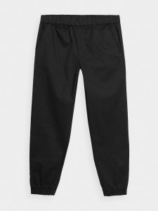 Spodnie casual joggery męskie Outhorn - czarne