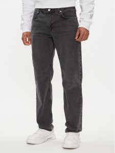 Karl Lagerfeld Jeans Jeansy 240D1100 Szary Straight Fit