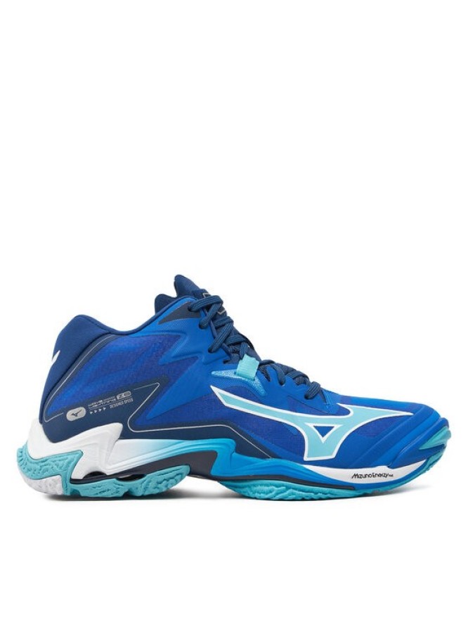 Mizuno Buty halowe Wave Lightining Z8 Mid V1GA2405 Niebieski