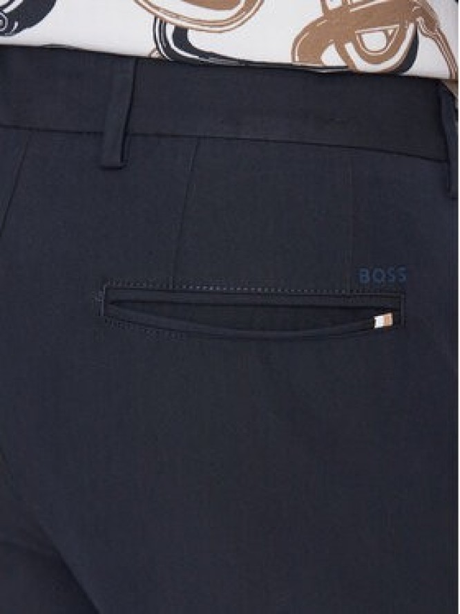 Boss Spodnie materiałowe Kaito1_T 50487754 Granatowy Slim Fit