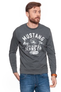 BLUZA MUSTANG MĘSKA Logo Sweatshirt 1007641 4151