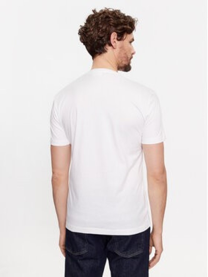 Calvin Klein T-Shirt Smooth Cotton T-Shirt K10K112229 Biały Regular Fit
