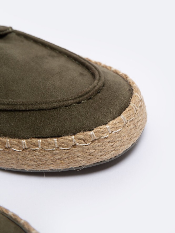 Espadryle męskie khaki NN174055 303