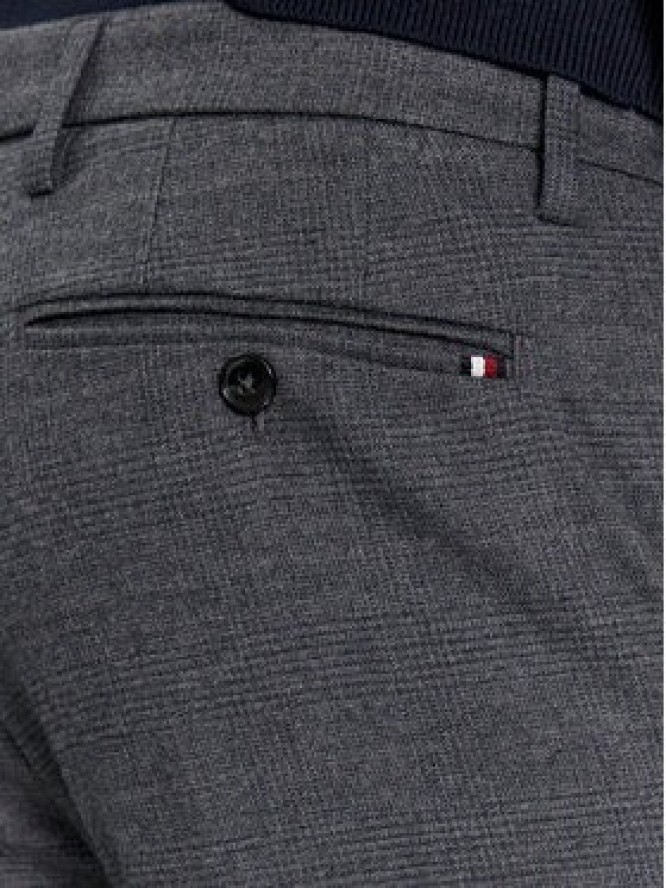 Tommy Hilfiger Chinosy Denton MW0MW32558 Granatowy Slim Fit