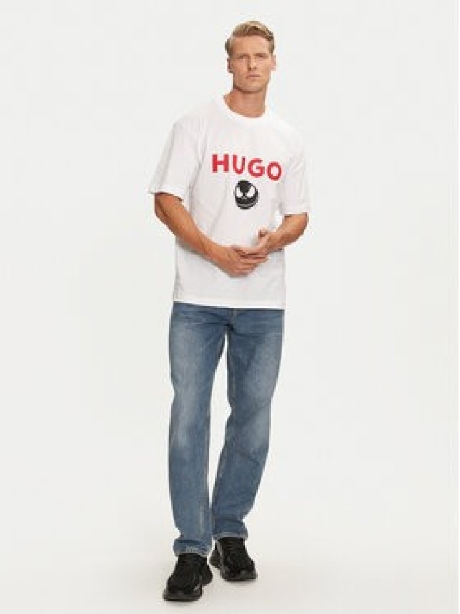 Hugo T-Shirt 50537986 Biały Regular Fit