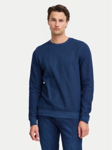 Blend Sweter 20718070 Granatowy Regular Fit