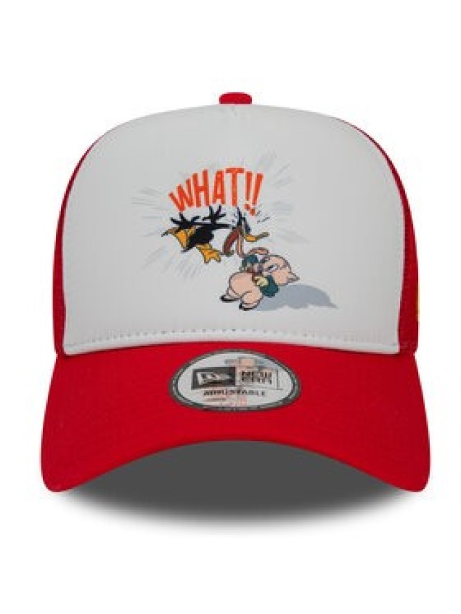 New Era Czapka z daszkiem Character Trucker Looney 60435086 Czerwony