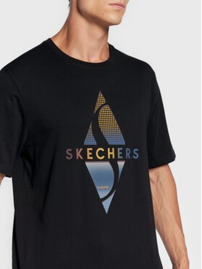 Skechers T-Shirt Recharge MTS344 Czarny Regular Fit